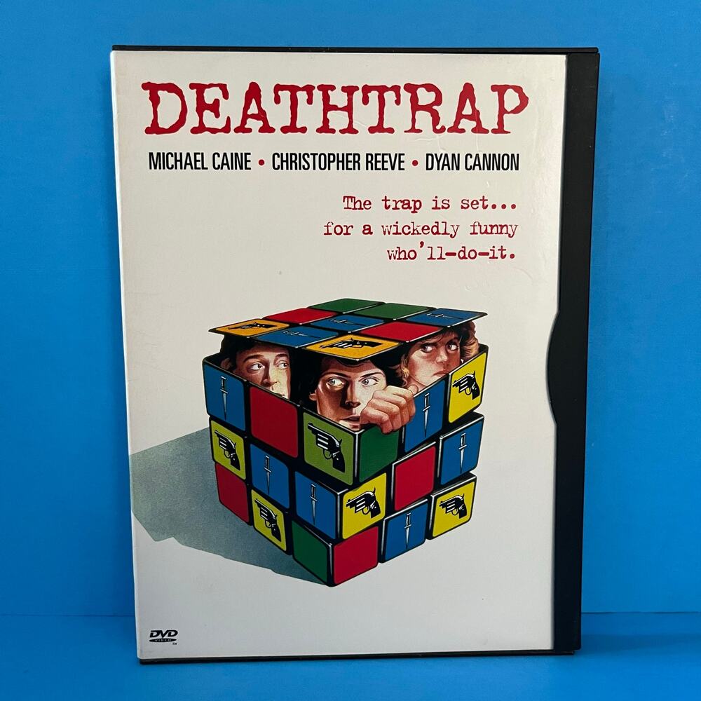 Deathtrap (DVD, 2001) Michael Caine Christopher Reeve Mystery Thriller